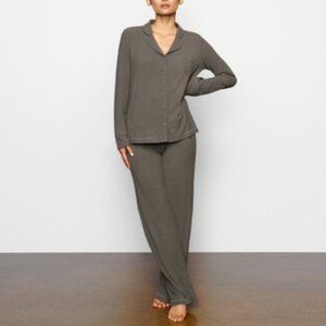 RARE skims soft lounge sleep set | Gunmetal | L